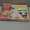 Melissa & Doug Farm Animals Sound Puzzle - Wooden Peg Puzzle with Sound Effects (8 pcs) Pack of 2