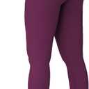 Sunzel Sunzfly Hidden Butt Scrunch Workout Leggings for Women, Butt Lifting High Waisted Gym Yoga Pants with Tummy Control 25" Cherry Red Small