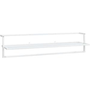 vidaXL Towel Rack White 37.4"x9.8"x8.7" Iron