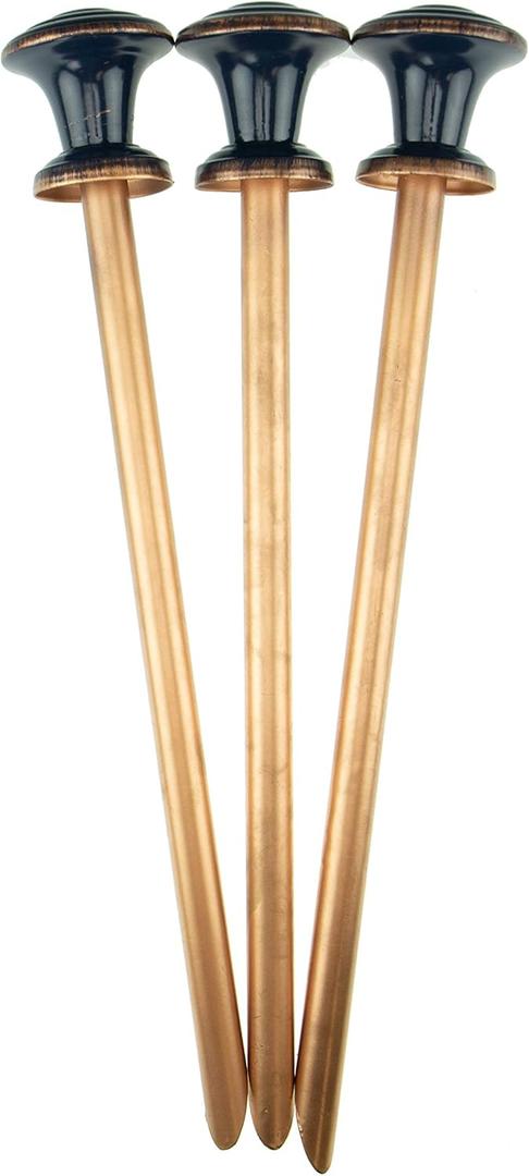 CLEVER GARDEN Heavy Duty Decorative Hose Guide - Knob, Pack of 3  CLEVER GARDEN Heavy Duty Decorative Hose Guide - Knob, Pack of 3