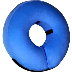 Inflatable Dog Cone Collar-Soft Protective Cone for Dogs After Surgery,Dog Donut Collar for Large Medium Small Dogs and Cats (Blue,Large) (Large(Neck:12"-18"))