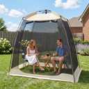 Alvantor Screen House Gazebo, Pop Up Screen Tent, Instant Screen Room with Carry Bag, Outdoor Mosquito Tent Camping, Sun Shade Shelter for Patio, Garden, Backyard, Deck (7 X 4 X 7 Ft)