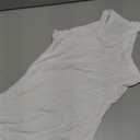 Women's Sleeveless Full Length Ribbed Fitted Racerback Crew High Neck Basic Tank Top
 S