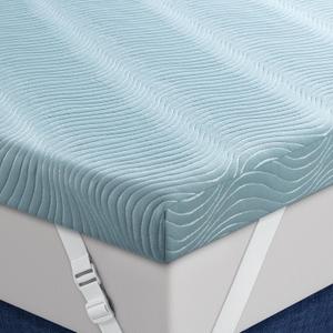 Firm Mattress Topper Twin Size, 3 Inch Extra Firm Cooling Gel Memory Foam Bed Toppers for Back Pain Relief, Mattress Pad for Back Sleepers & Spinal Alignment, CertiPUR-US Certified