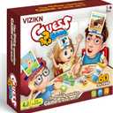 Headbands Game for Kids  Guessing Board Game to Boost Vocabulary, Critical Thinking, and Social Skills  Quick Question Family Game Night for 24 Players  Travel-Friendly Fun (Animal Theme)