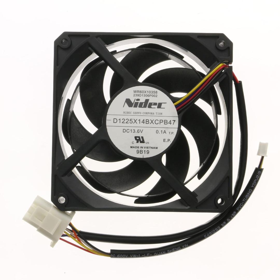 WR60X10339 WR60X10358 Refigerator Condenser Cooling Fan Motor for GE CWE23SSHBSS CFE29TSDBSS CFE28TSHCSS CFE29TSDASS CFE29TSDBSS CFE29TSDCSS