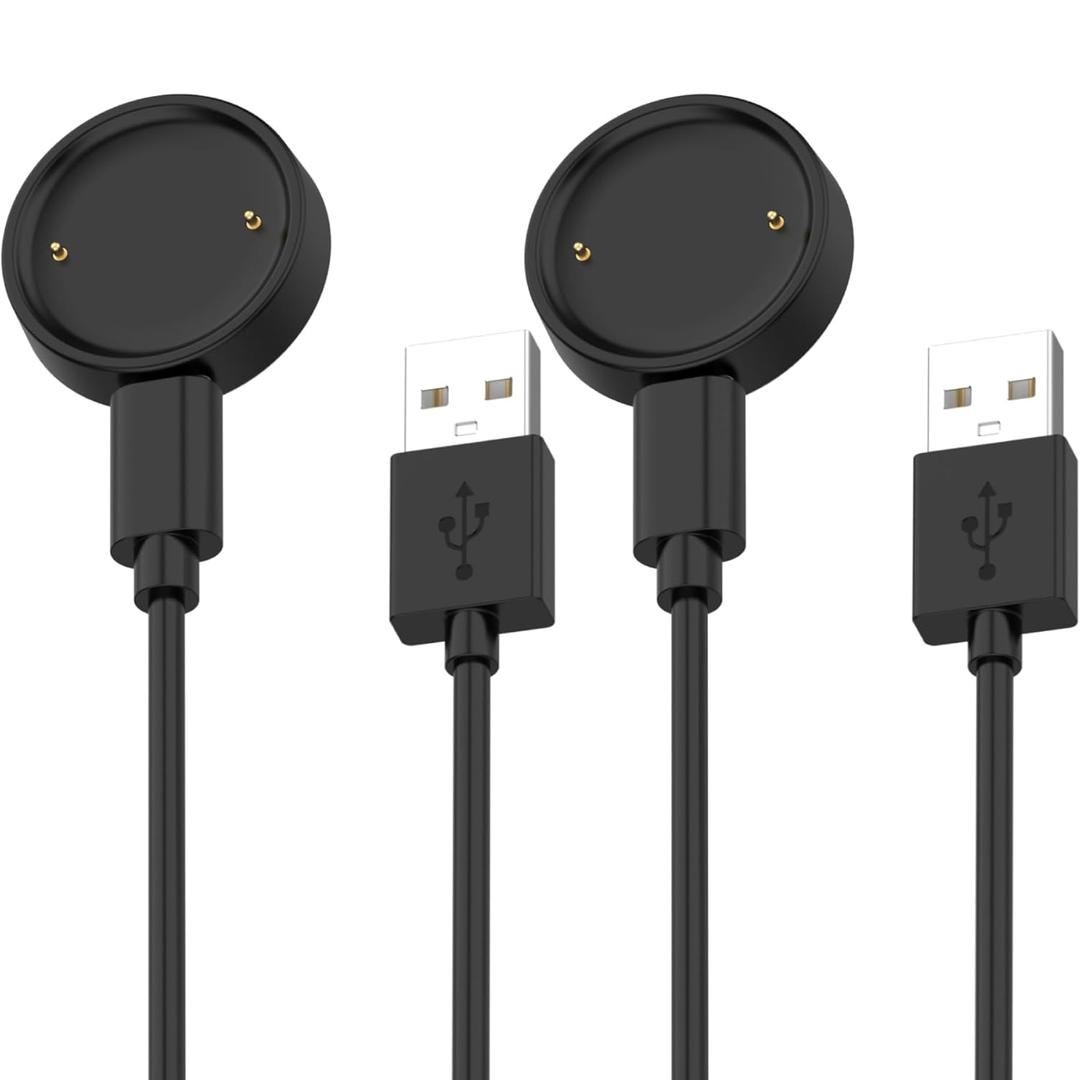 Intended for Amazfit Bip 6 / Active 2, Active 2 Square Charger Cable Dock 3.3ft USB C Cable Portable Replacement Smartwatch Type-C Charging Stand Station Cord