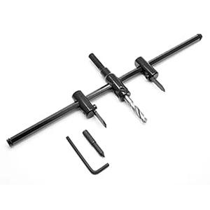 Seimneire Adjustable Hole Saw, 1-3/16" to 11-3/4" (30 to 300mm) Heavy Duty Adjustable Circle Cutter Drill Bit Tool for Drywall Wood Plaster, Black