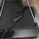 TREAFLOW Walking Pad Portable Under Desk Treadmill with Incline 2.5HP for Home Office 265 lbs Capacity Remote Control LED