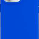 for iPhone 16 Pro Plastic Case, NON Silicone, Ultra Slim Fit Minimalist Classic Basic Matte Phone Case, Dust-Proof Gel Rubbery TPU Shockproof Cover, 6.3" Screen 2024, Bright Cobalt Royal - Blue