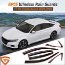 Window Visors Rain Guards Fit for Honda Accord 2023-2026 6PCS Vent Visor