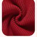 Infant Toddler Baby Girl Oversized Sweater Long Sleeve Sweaters Fall Winter Tops Clothes (Red)