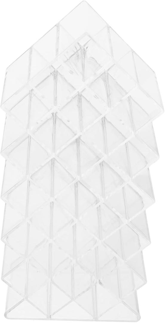 Acrylic Lipstick Display Rack Fashion Storage Stand for Lipsticks and Cosmetics Dustproof and Transparent Design for Easy Viewing Durable Organizer for Vanity