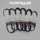 Lawn Mower Deck Belt M155525 07241600 for John Deere X300 LX176 Ariens Gravely Lawn Tractor with 38" Deck Replacement Part Accessories, 1/2 Inch x 142 3/4 Inch