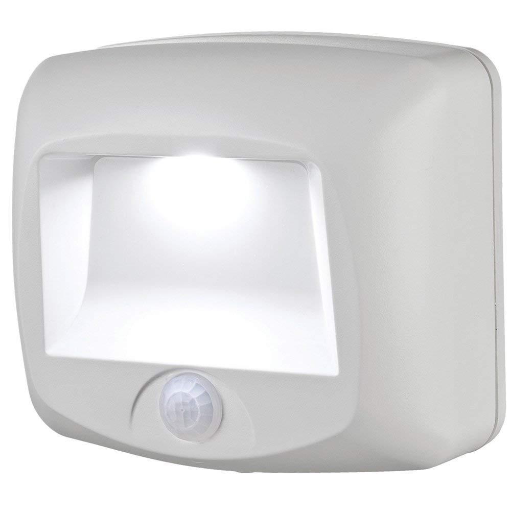 Beams MB530 35 Lumen Wirelsss Battery Powered Indoor/Outdoor Motion Sensing LED Step/Stair Light, 1-Pack, White