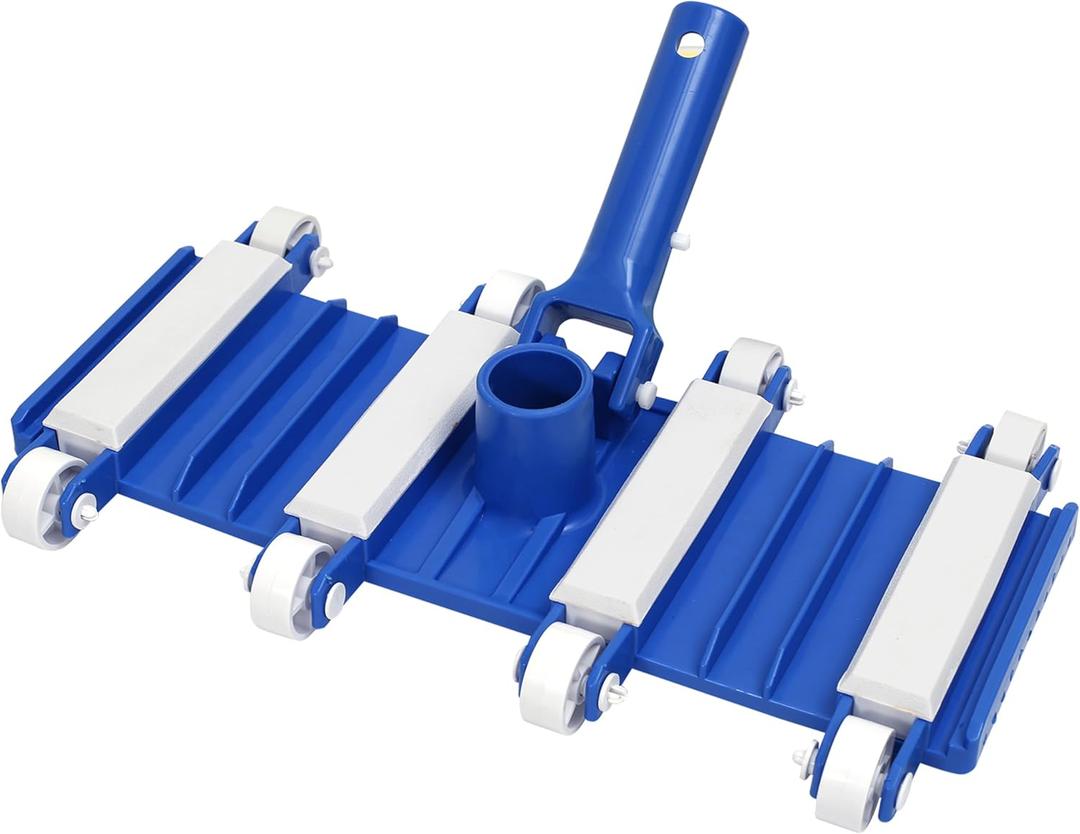Pool Vacuum Head with Wheels,14" Heavy Duty Head, Pool Cleaner Vac Head, Flexible Swimming Pool Vacuum Head with Swivel