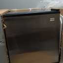 Avanti Mini Fridge Compact Refrigerator for Home Office or Dorm, Features Single Reversible Door Removable Shelves Automatic Defrost and Adjustable Temperature Control, 2.4-Cu.Ft, Stainless Steel