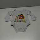 SunFocus Funny Baby Happy Thanksgiving Outfits 0-3 months Turkey Unisex Gender Neutral Infant Clothes Cotton Jumpsuit Toddler Bodysuits Shower Gifts, Size 70