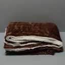 Alpine Fleece Oversized Mink Sherpa OS CHOCOLATE