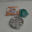 Slow Feeder Dog Bowls with Non-Slip Mat, Stainless Steel Metal Slow Feeder for Small & Medium Dogs, 2 Cups Pet Bowl for Fast Eaters, Slows Down Eating, Dishwasher Safe, Anti-Gulping Dog Bowl (Single-Pack)