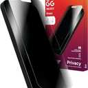 ZAGG Glass Elite Privacy Screen Protector for iPhone 15 pro max - 2-Way Privacy Filter, Ultra-Strong Tempered Glass, 5X Stronger, InvisibleShield, Smudge-Free, Easy Install, Recycled Content