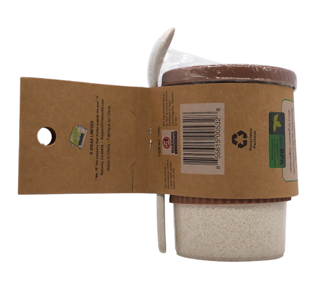 Jacent Wheat Fiber Cup With Spoon