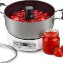 Automatic Jam and Jelly Maker 1000W, 2L Per Batch (≈4 x 16OZ), Electric Pot Stirrer Machine for Homemade Fruit Jam, Jelly & Sauce, Non-Stick Self Stirring Pot, BPA-Free, Replace ball fresh Jam Maker