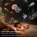 Galaxy Starry Sky Night Light Projector, 2-in-1 Portable with 12 Projection Films, 360 Adjustable Brightness Control EyeCaring LED Night Light for Kids Adults Bedroom Home Ceiling Car Decor Gift