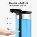 Secura 18.6 oz. Automatic Soap Dispenser, Touchless Liquid Soap Dispenser with SoapGlow Timer, 3 Gear Infrared Distance Sensing Volume Setting Perfect for Kitchen or Bathroom
