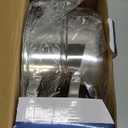 Oster Sangerfield 11-Inch Stainless Steel Everyday Cookware Pan with Steamer and Lid  Durable Nonstick Frying Skillet for Kitchen Cooking