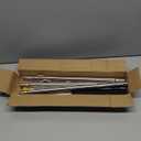 Clothes Hook Pole, Adjustable from 28 inches to 74 inches, Sponge Handle,Pick up Clothes from high Places,Closet Coat Rack Hook Rod, Used for Blinds Closets Ceilings, Strong Yet Lightweight.