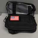 HOTOR Lunch Box for Men & Women - Insulated Lunch Bag with Multiple Pockets, Tactical Cooler Bag for Work, Hiking, Camping, Fishing, Travel, Black, 11.0" x 8.3" x 7.1"