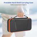 2 x FASTSNAIL [Charge Inside Carrying Case for Nintendo Switch 2 2025 / Switch 1/ Switch OLED, PP Hard Shell Travel Case for Switch 2 Accessories, 9 Game Card Slots, for Sega Master System Games