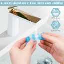 3 x Toe Separators for Women and Men, Gel Toe Spacers for Pedicure and Foot Alignment, Comfortable Foot Care for Bunions and Overlapping Toes