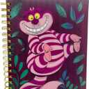Disney Alice in Wonderland Cheshire Cat Journal Notebook, Spiral Bound, 144 Lined Pages, 8 x 7 inches