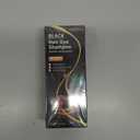 Black Hair Dye Shampoo 3 in 1, Hair Color Shampoo for Cover Grey Hair, Natural with Herbal Ingredient for Men and Women (Black)