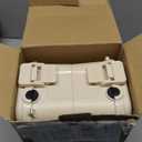 Flemoon [2 Pack] Outdoor Electrical Box Waterproof, Medium Weatherproof Electrical Box (11.5x5.2x4 inch) w/6 Cable Entry Ports, Extension Cord Cover for Power Strip, Timer, Holiday Light, Almond