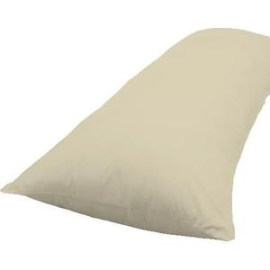 Crescent Multiple Colors  Zippered Body Pillowcase- 200 Thread Count 21"x 54" (Beige)
