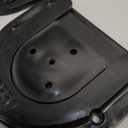 3 Sets Dart Board Mounting Bracket Dartboard Stand Holder Backing Accessories Portable Professional U Shaped Dart Board Wall Protectors with Screws Hanging Hardware (Black)