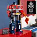 LEGO Icons Optimus Prime 10302 Transformers Figure Set, Collectible Transforming 2-in-1 Robot and Truck Model Building Kit for Adults, Perfect for Display or Play