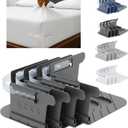 Tug Proof Bed Sheet Holders Set Keep Sheets Firm & Tight , Fitted Mattress Corners, College Dorm Room Essentials For Girls , White Lock Keepers King Queen Bedding Daily Accessories Rv Bedroom Gifts