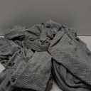 H.VERSAILTEX Sectional Couch Covers 6 Pieces Stretch Sofa Covers for Sectional Sofa Set Separate L Shaped Couch Cover for Both Left/Right Couch (Seat and Back: 1 Chaise + 2 Sofa, Grey)