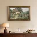HISPACE Vintage Framed Wall Art for Living Room,16x24 Inch Cottage Garden Nature Wall Decor Paintings,Canvas Prints Aesthetic Home Decor for Living Room Bedroom Bathroom 16x24 inch