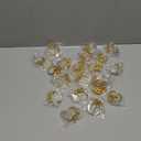 KPOSIYA Set of 20 Leaf Napkin Rings Metal Gold Napkin Holder Table Napkin Rings for Dinning Table Parties Everyday (Ye Zi-Gold 20)