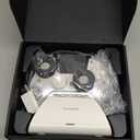 ManbaOne Interactive Screen Wireless Gaming Controller for PC/Switch/Switch 2/iOS/Android,Hall Effect Stick & Trigger,RGB Lighting,Remappable Buttons,1800mAh with Charging Dock (White)