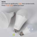 Maelsrlg 300W Equivalent LED Bulb, 30W 4000 Lumens Daylight 5000K, E26 Base, 120V, Non-Dimmable, 4-Pack Replaces 300 Watt Light Bulb for Garage, Shop & Warehouse
