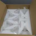 Martini Glasses Set of 7, 6 OZ Cocktail Glasses for Espresso Martini, Drinking Glasses for Frozen Drinks (Clear)