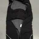 HEYWEAN Dog Winter Coat - Waterproof Windproof Reflective Vest for Medium & Large Breeds Adjustable Warm FleeceLined Jacket with Magic Tape & D-Ring for Leash Cold Weather Apparel (Black, Large)