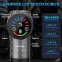 TOLOCO Massage Gun, Deep Tissue Back Massage for Athletes for Pain Relief, Percussion Massager with 10 Massages Heads & Silent Brushless Motor, Mothers Day Gifts, Carbon