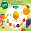 2 x 7 Friuts in 7 Packs Assorted Gummy Candies Individually Wrapped, Peelable Fruit-Shaped Gummies Candy made with Real Fruit Juice (30%), Chewy Peeling Candy Gummy Snacks Net 350g/12.35oz (EXP 11/30/26)